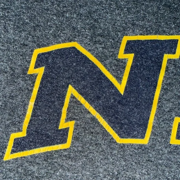 Champion Charcoal Tee with Yellow NAU Lettering - Picture 5 of 7